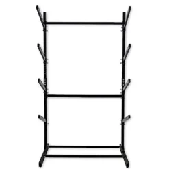 Teal Triangle Freestanding Standup Paddle Board and Surfboard Rack Black