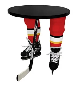 Team Tables Calgary Hockey Table Black Table Top