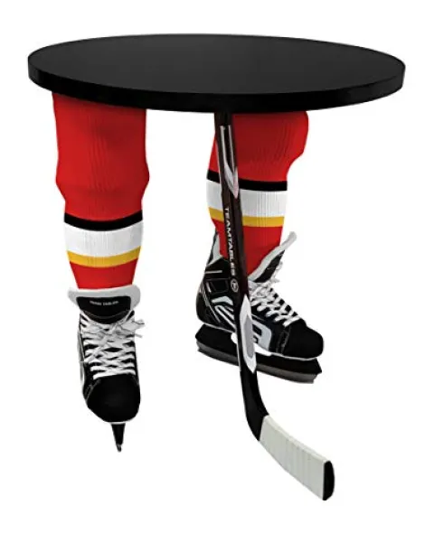 Team Tables Calgary Hockey Table Black Table Top