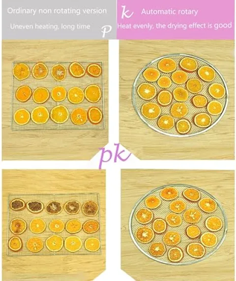 TECHTONGDA Commercial 16-Layer Food Dehydrator Rotary Dryer Stainless Steel