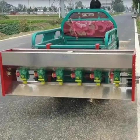 TECHTONGDA 48V Electric Broadcast Spreader 200lb Capacity with Adjustable Speed