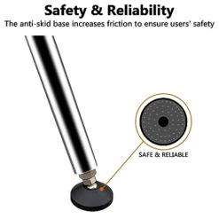 TECSPACE Adjustable Height Aerial Yoga Frame & Hammock Light Purple