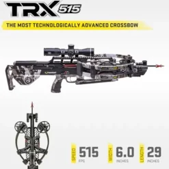 TenPoint TRX 515 Crossbow Vektra – Fastest & Most Accurate with ACUslide MAXX, EVO-X Elite Scope & 3 CenterPunch HPX Arrows