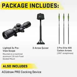 TenPoint Turbo M1 Crossbow with ACUdraw Pro and Pro-View Scope Multi