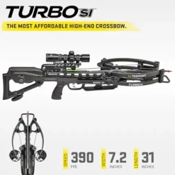 TenPoint Turbo S1 Crossbow Moss Green 390 FPS with RangeMaster Pro Scope & ACUslide System