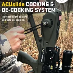 TenPoint Turbo X Crossbow Moss Green 415 FPS with 100-Yard RangeMaster Scope and ACUslide System