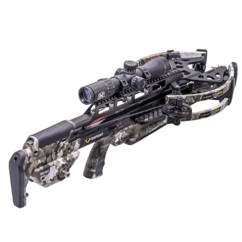 TenPoint TX 440 Vektra Compact Forward Draw Crossbow with ACUslide MAXX, EVO-X Elite Scope & Three CenterPunch HPX Carbon Arrows Vektra