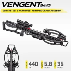 TenPoint Vengent S440 Crossbow Package Graphite