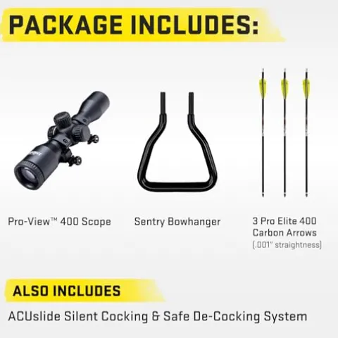 TenPoint Venom X Crossbow Moss Green – 390 FPS, Includes Pro-View 400 Scope & Accessories