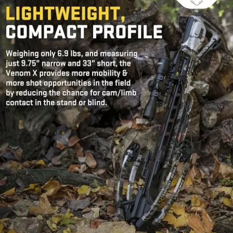 TenPoint Venom X Vektra 390 FPS ACUslide Bow with Pro-View 400 Scope & Arrows Vektra