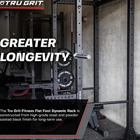 TG TRU GRIT Fitness Flat Foot Dynamic Rack Black