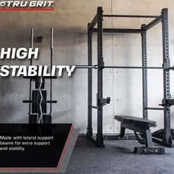 TG TRU GRIT Fitness Flat Foot Dynamic Rack Black