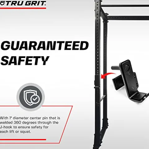 TG TRU GRIT Fitness Flat Foot Dynamic Rack Black