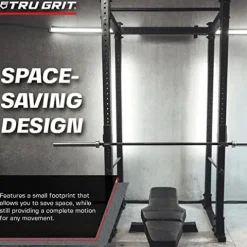 TG TRU GRIT Fitness Flat Foot Dynamic Rack Black
