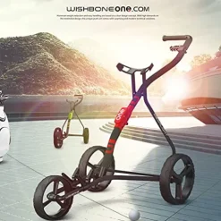 TGU-GOLF Push Carts Red