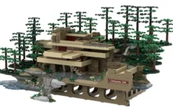 The Atom Brick Fallingwater Building Set
