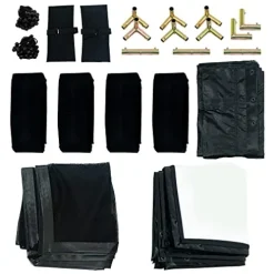 The Indoor Golf Shop DIY Golf Simulator Enclosure 9×12 – Black