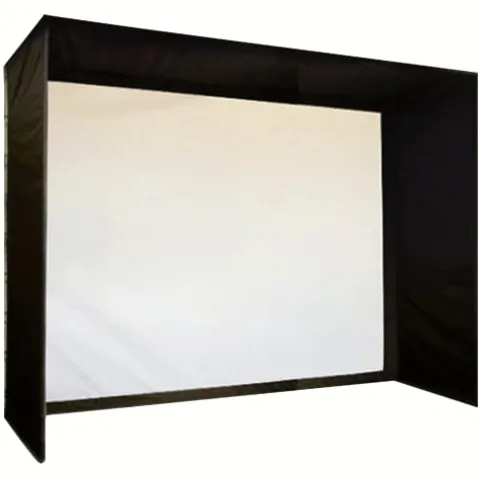 The Indoor Golf Shop DIY Golf Simulator Enclosure Black