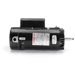 The Pool Supply Shop 2.5 Horsepower C Face Threaded Shaft Horizontal Pool Pump Motor 1.1 SF Black