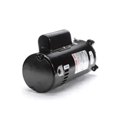 The Pool Supply Shop 2.5 Horsepower C Face Threaded Shaft Horizontal Pool Pump Motor 1.1 SF Black