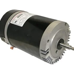 The Pool Supply Shop 2 HP C Face Threaded Shaft Horizontal Pool Pump Northstar Motor Black