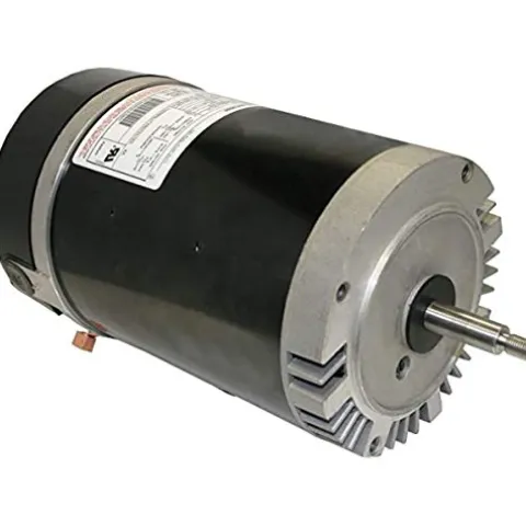 The Pool Supply Shop 3HP C Face Threaded Shaft Horizontal Pool Pump Northstar Motor Black