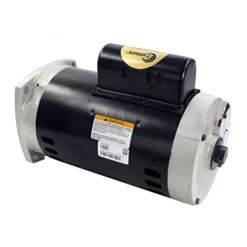The Pool Supply Shop 1.5HP Square Flange Full Rated Pool Pump Motor Black