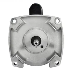 The Pool Supply Shop Square Flange Dual Speed Pool Pump Motor Black