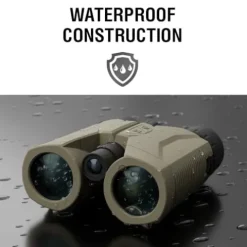 theOpticGuru ATN 10×42 Laser Ballistics Binocular with Rangefinder, Bluetooth, and Mobile App Sand