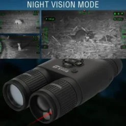 theOpticGuru ATN BinoX 4K 4-16X Smart Binoculars with Laser Range Finder Black