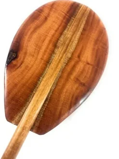 Tikimaster AAA Curly Koa Outrigger Paddle 60 Inch Steersman Made in Hawaii