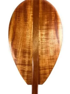 Tikimaster AAA Grade Curly Koa Outrigger Paddle 60 Inch Steersman