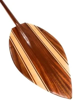 Tikimaster Alii Design Koa Canoe Paddle 60 in Yellow