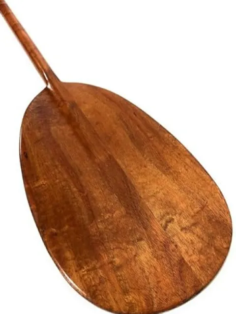 Tikimaster Blonde Koa Paddle 60″ Steersman Outrigger Canoe