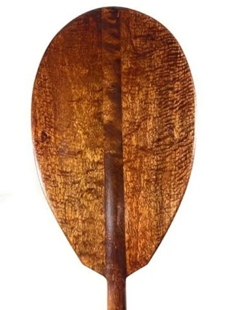 Tikimaster Curly Mango Outrigger Canoe Paddle 60 inches