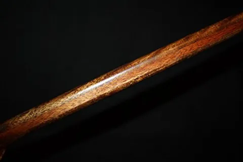 Tikimaster Exquisite Koa Paddle with Inlay 50 in Oahu Built Yellow