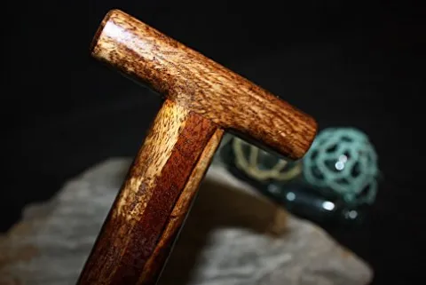 Tikimaster Exquisite Koa Paddle with Inlay 50 in Oahu Built Yellow