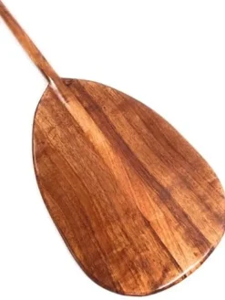 Tikimaster Premium Koa Paddle 60″ Steersman Large Blade Made in Hawaii