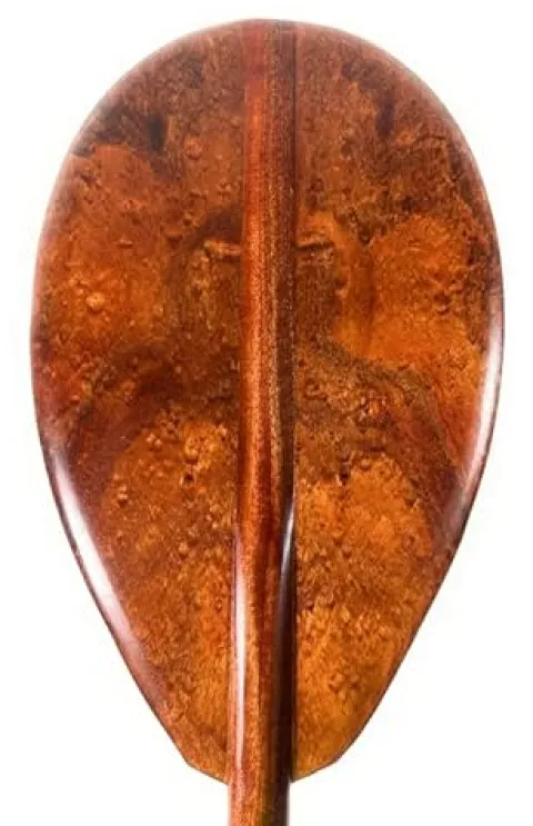 Tikimaster Premium Watermarks Curls Koa Paddle 60″ Steersman Made in Hawaii