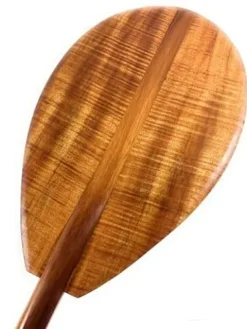 Tikimaster Tiger AAA Curly Koa Outrigger Paddle 60 Inch Steersman Made in Hawaii