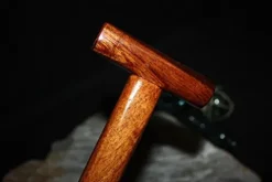 Tikimaster Tiger Curls Hawaiian Koa Paddle 50 Inch T-Handle Yellow