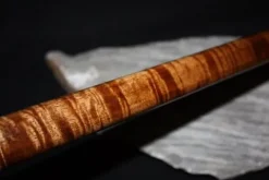 Tikimaster Ultimate AAA Grade Hawaiian Koa Paddle 60 in Steersman Yellow