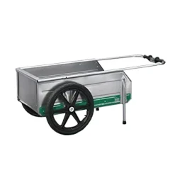 Tipke Manufacturing Foldit 2200 Portable Aluminum Folding Utility Cart Silver (2 Pack)