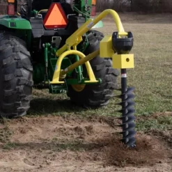 Titan Attachments 30 HP 3 Point Post Hole Digger with 6in Auger Attachment