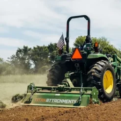 Titan Attachments 3 Point 72″ Rotary Tiller Attachment Green