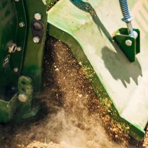 Titan Attachments 3 Point 72″ Rotary Tiller Attachment Green