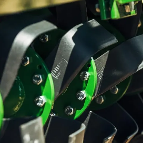 Titan Attachments 3 Point 72″ Rotary Tiller Attachment Green