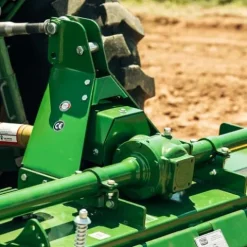 Titan Attachments 48″ Rotary Tiller Attachment for Cat 1 Tractors Green