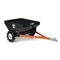 Titan Attachments Compact Manure Spreader 8.7 Cu. FT Tow-Behind ATV/UTV