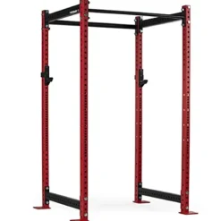 Titan Attachments T-3 Series Red Short Power Rack 36in Depth 1,100 LB Capacity